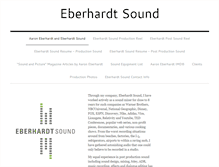 Tablet Screenshot of eberhardtsound.com